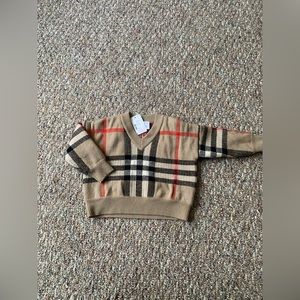 Brand new kids Burberry sweater